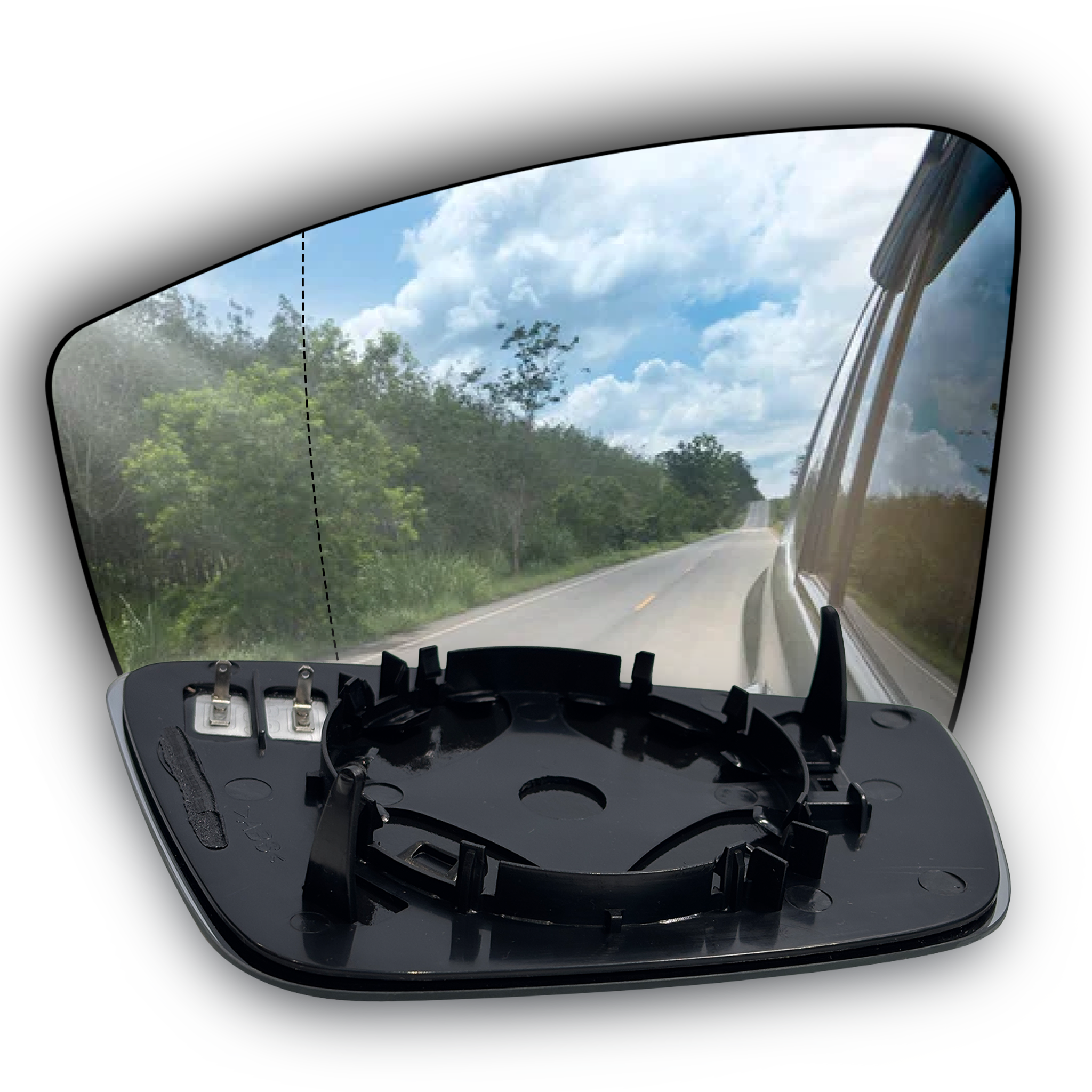Left Sub Mirror for SKODA RAPID NA2 (2011-2019) Heated, Double Curvature