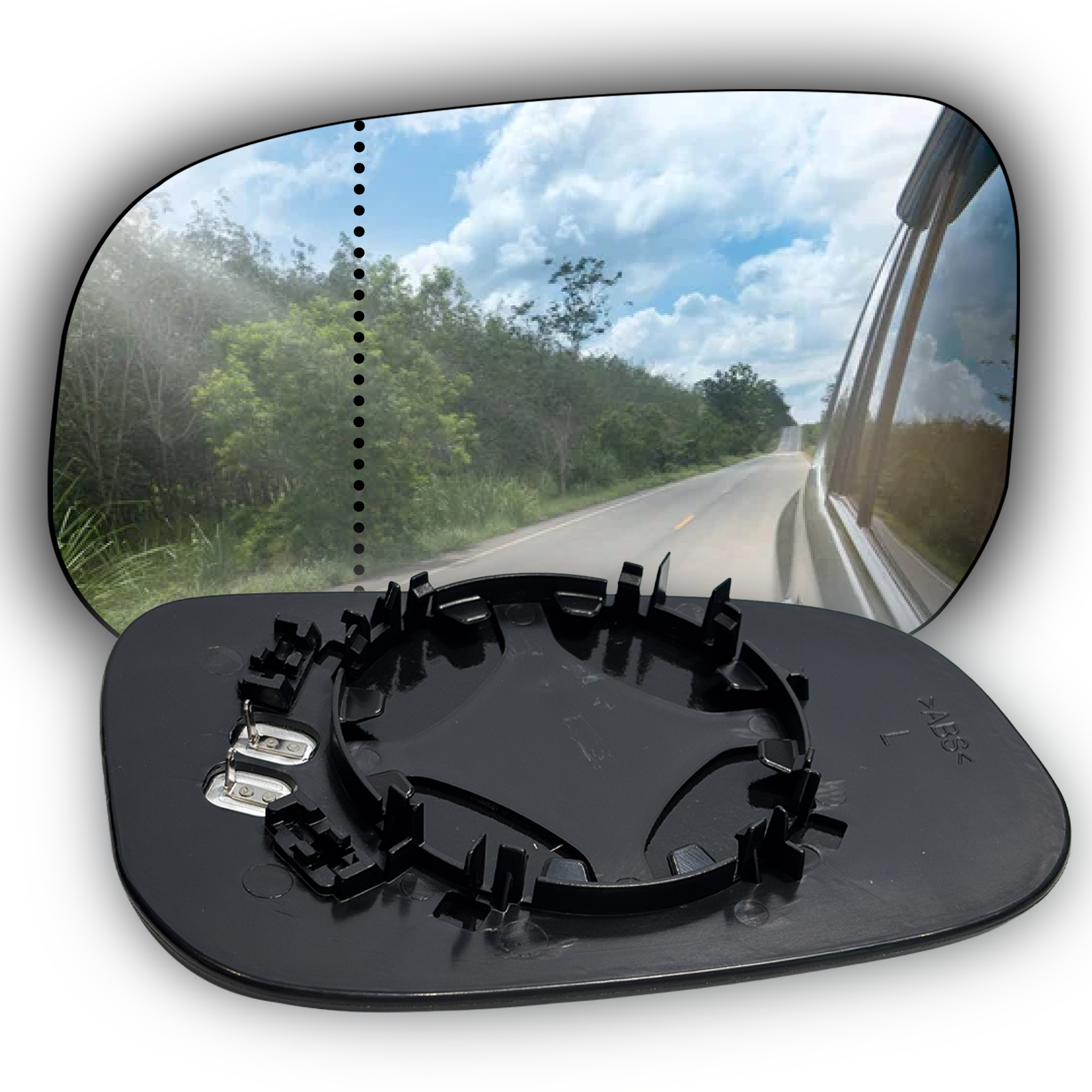 Left Sub Mirror for VOLVO S60 134 (2010-2019) Heated, Double Curvature