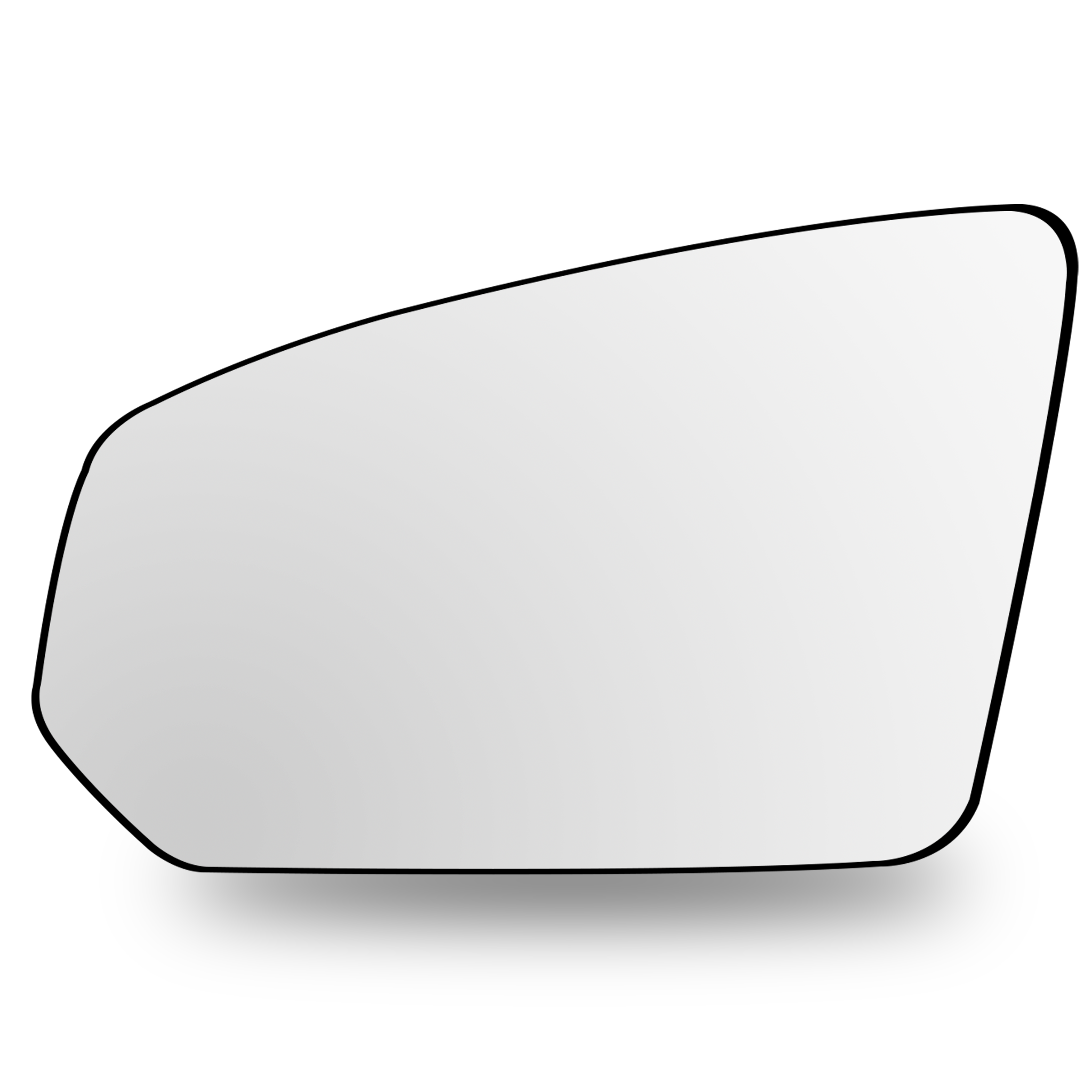 Left Sub Mirror for VOLVO V90 235 (2017-2020) Heated, Single Curvature