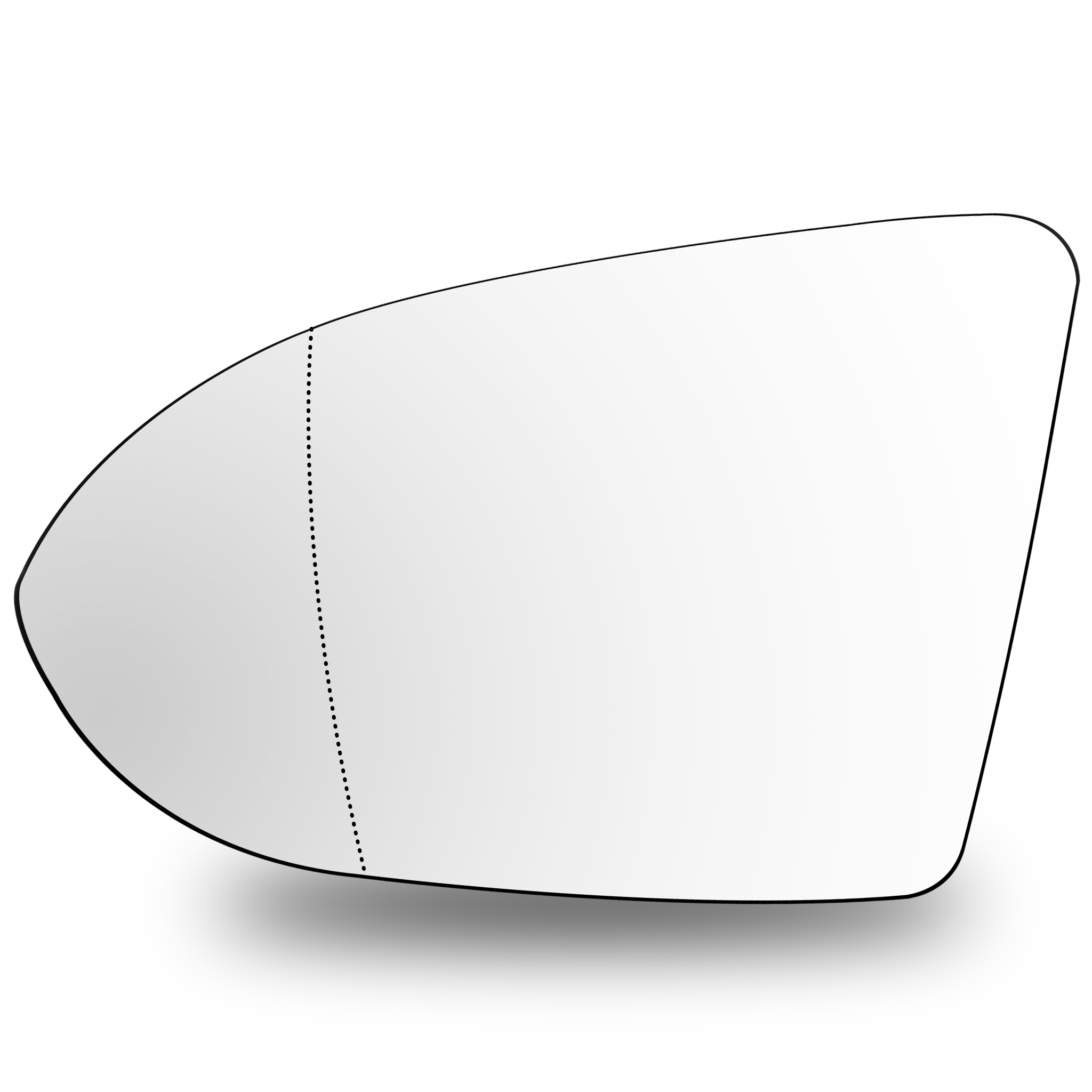 Left Sub Mirror for VW PASSAT 3G2 (2018-2019) Heated, Double Curvature