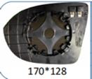 Left Sub Mirror for VW T-ROC A11 (2020-2021) Heated, Single Curvature