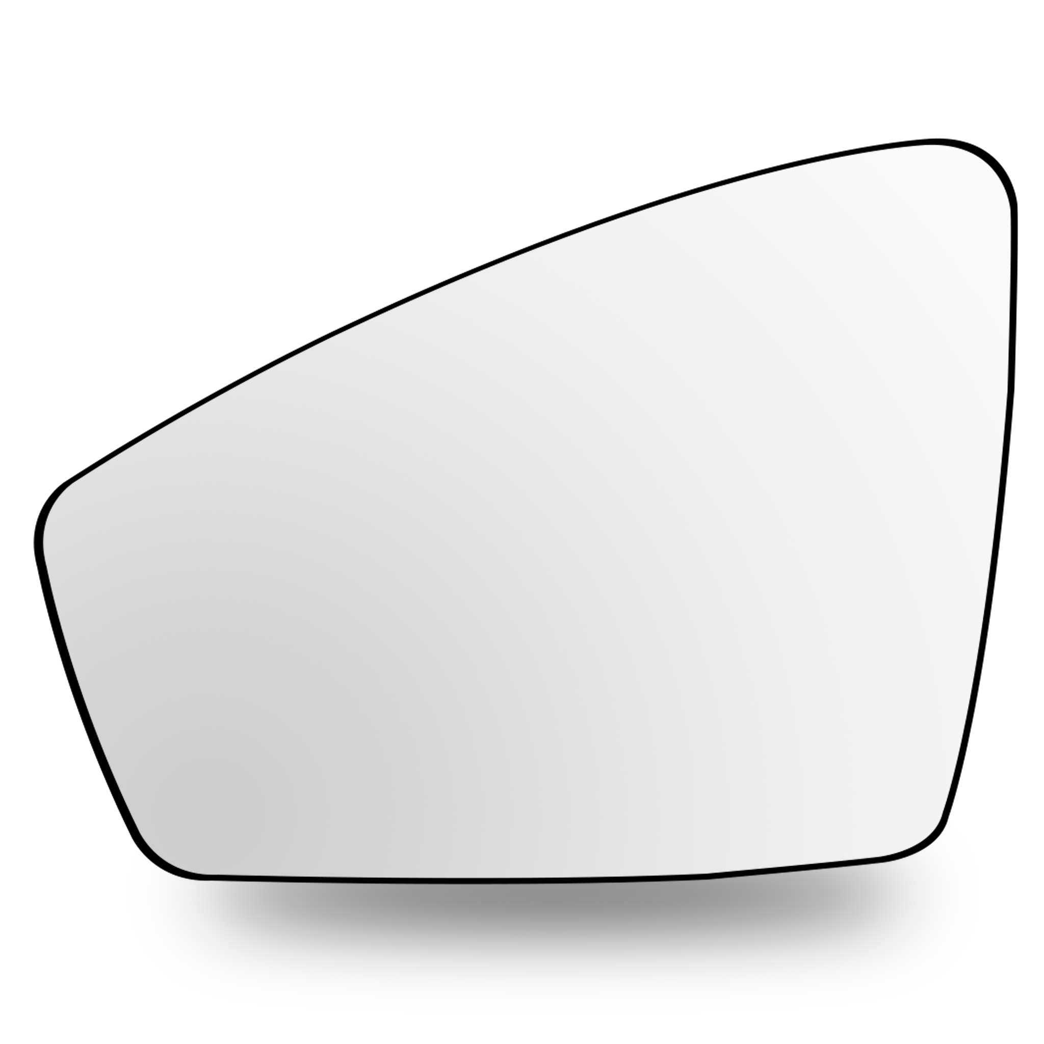 Left Sub Mirror for VW TIGUAN AD1 (2017-2020) Heated, Single Curvature