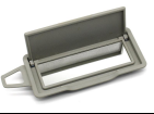 Left Sun Visor Mirror Model B for MERCEDES-BENZ ML-CLASS W164 (2005-2012) in Grey color