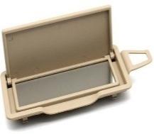 Left Sun Visor Mirror for MERCEDES-BENZ C-CLASS W204 (2007-2014) in Beige color PC