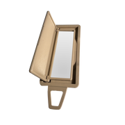 Left Sun Visor Mirror for MERCEDES-BENZ C-CLASS W204 (2007-2014) in Beige color PC