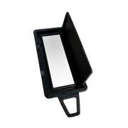 Left Sun Visor Mirror for MERCEDES-BENZ C-CLASS W204 (2007-2014) in Black color PC