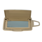 Left Sun Visor Mirror for MERCEDES-BENZ C-CLASS W205 (2014-2023) in Light Beige color PC