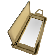 Left Sun Visor Mirror for MERCEDES-BENZ CLS C218 (2011-2017) in Beige color Nut