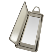 Left Sun Visor Mirror for MERCEDES-BENZ CLS C218 (2011-2017) in Light Gray color PC