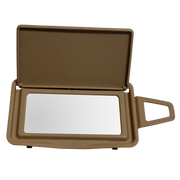 Left Sun Visor Mirror for MERCEDES-BENZ E-CLASS W211 (2002-2008) in Beige color PC