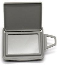 Left Sun Visor Mirror for MERCEDES-BENZ E-CLASS W211 (2002-2008) in Gray color PC
