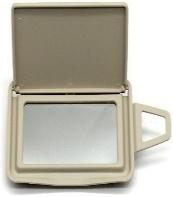 Left Sun Visor Mirror for MERCEDES-BENZ E-CLASS W211 (2002-2008) in Oyster color
