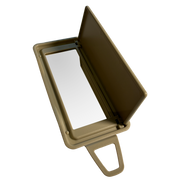 Left Sun Visor Mirror for MERCEDES-BENZ E-CLASS W212 (2009-2016) in Beige color Nut