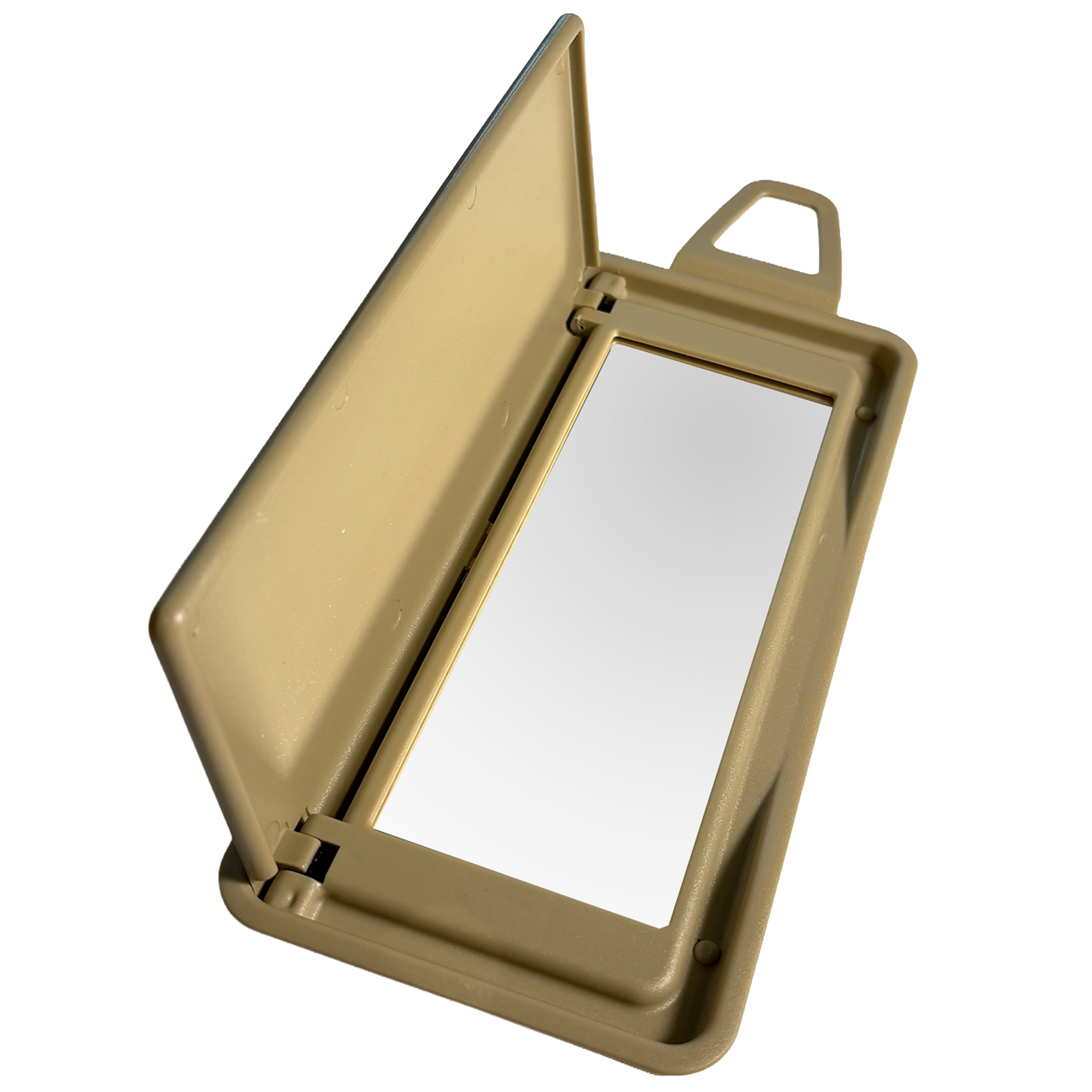 Left Sun Visor Mirror for MERCEDES-BENZ E-CLASS W212 (2009-2016) in Beige color Nut