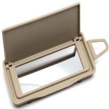 Left Sun Visor Mirror for MERCEDES-BENZ E-CLASS W212 (2009-2016) in Beige color PC