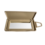 Left Sun Visor Mirror for MERCEDES-BENZ E-CLASS W212 (2009-2016) in Beige color PC