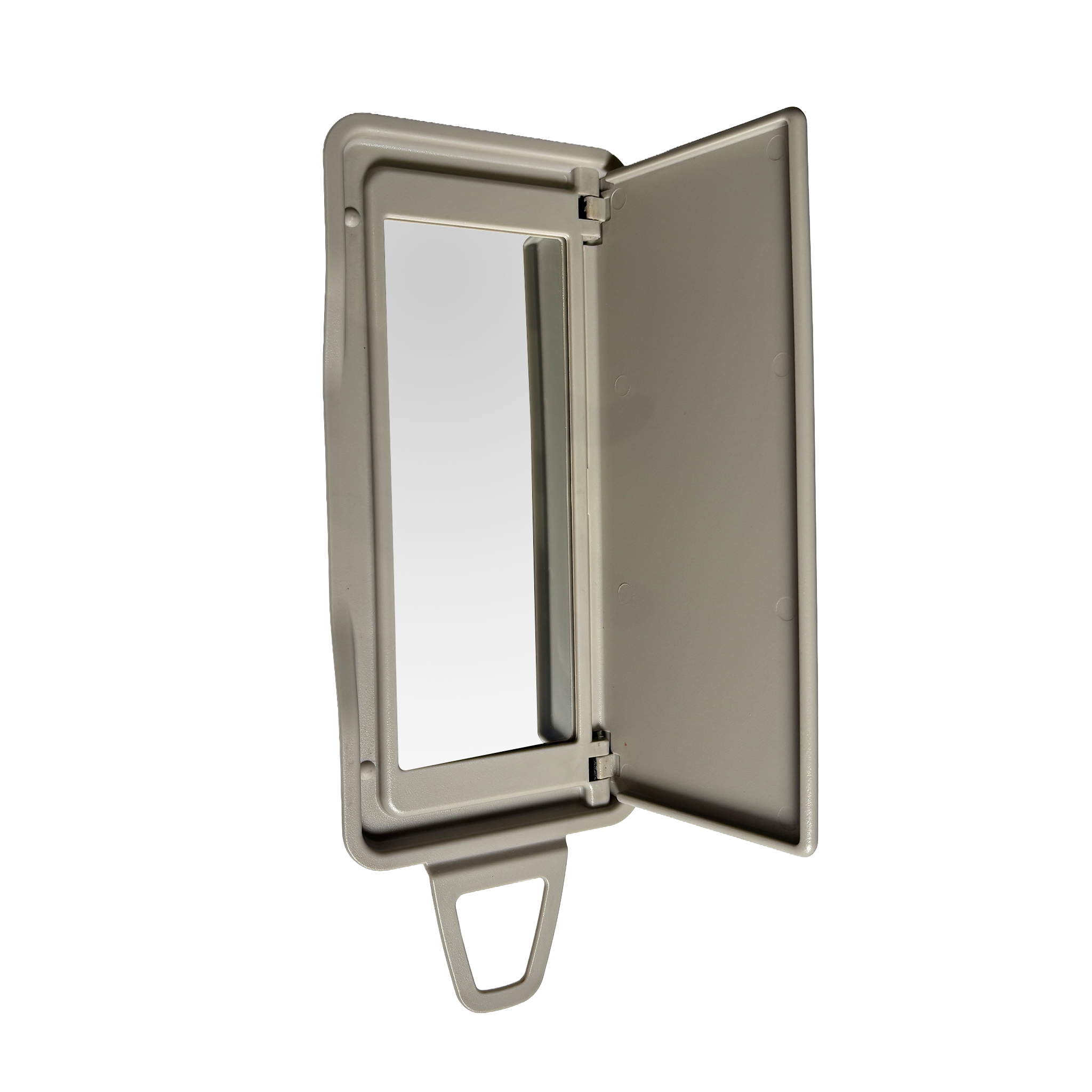 Left Sun Visor Mirror for MERCEDES-BENZ E-CLASS W212 (2009-2016) in Light Gray color PC
