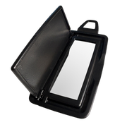 Left Sun Visor Mirror for MERCEDES-BENZ GLE C292 (2016-2019) in Black color PC