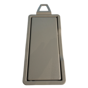 Left Sun Visor Mirror for MERCEDES-BENZ GLK-Class X204 (2010-2015) in Light Gray color PC