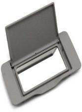 Left Sun Visor Mirror for MERCEDES-BENZ ML-CLASS W164 (2006-2012) in Gray color Model A PC