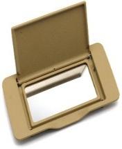Left Sun Visor Mirror for MERCEDES-BENZ ML-CLASS W164 (2006-2012) in Yellow color Model A, PC
