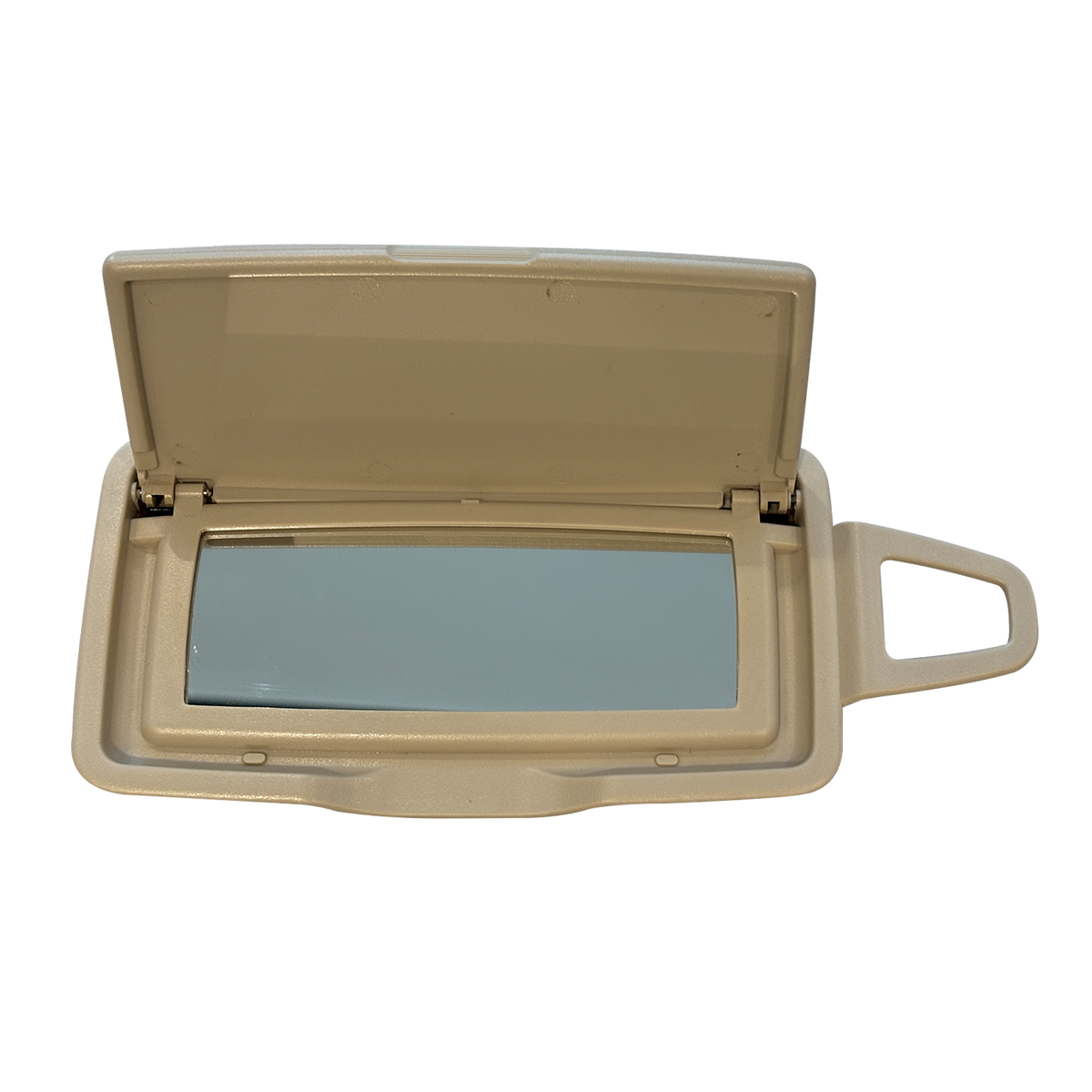Left Sun Visor Mirror for MERCEDES-BENZ ML-CLASS W166 (2012-2015) in Light Beige color PC