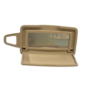 Left Sun Visor Mirror for MERCEDES-BENZ ML-CLASS W166 (2012-2015) in Light Beige color PC