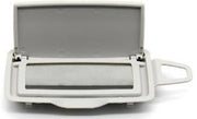 Left Sun Visor Mirror for MERCEDES-BENZ ML-CLASS W166 (2012-2015) in Light Gray color PC