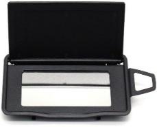 Left Sun Visor Mirror for MERCEDES-BENZ S-CLASS W220 (1998-2005) in Black color PC