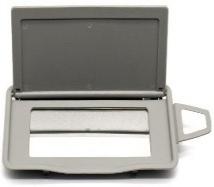 Left Sun Visor Mirror for MERCEDES-BENZ S-CLASS W220 (1998-2005) in Gray color PC