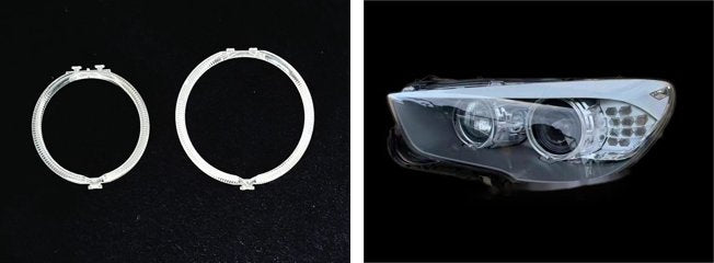 Left or Right Angel Eye Halo Ring for BMW 5 SERIES GRAN TURISMO F07 (2010-2017) Small