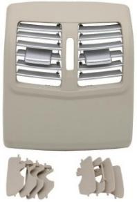 Light Beige & Silver Rear AC Vent Grille with Chrome New Standard Model for Mercedes Benz E-Class W212 (2014-2015)-1
