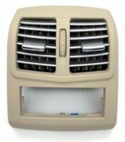 Light Beige & Sliver Rear AC Vent Grille Assembly with Silver Grille New High-end Model for Mercedes Benz E-Class W212 (2014-2015)-1