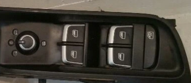 Master Power Window Switch for AUDI A3 Limousine 8VS (2014-2020) in Black color