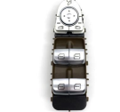 Master Window Lifter Switch 3-Pin Light for MERCEDES-BENZ E-CLASS W213 (2016-2023) in Brown color White