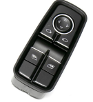 Master Window Regulator Switch Model A for PORSCHE BOXSTER 981 (2012-2017) in Black color