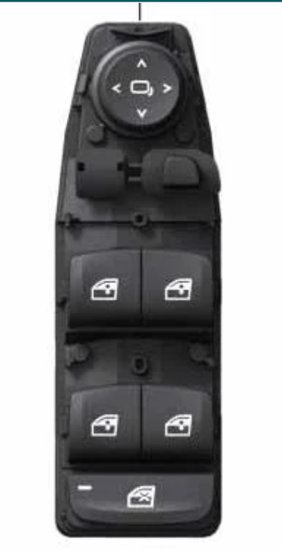 Master Window Switch for BMW 5 SERIES G30 (2016-2023) in Black color 6 Pin