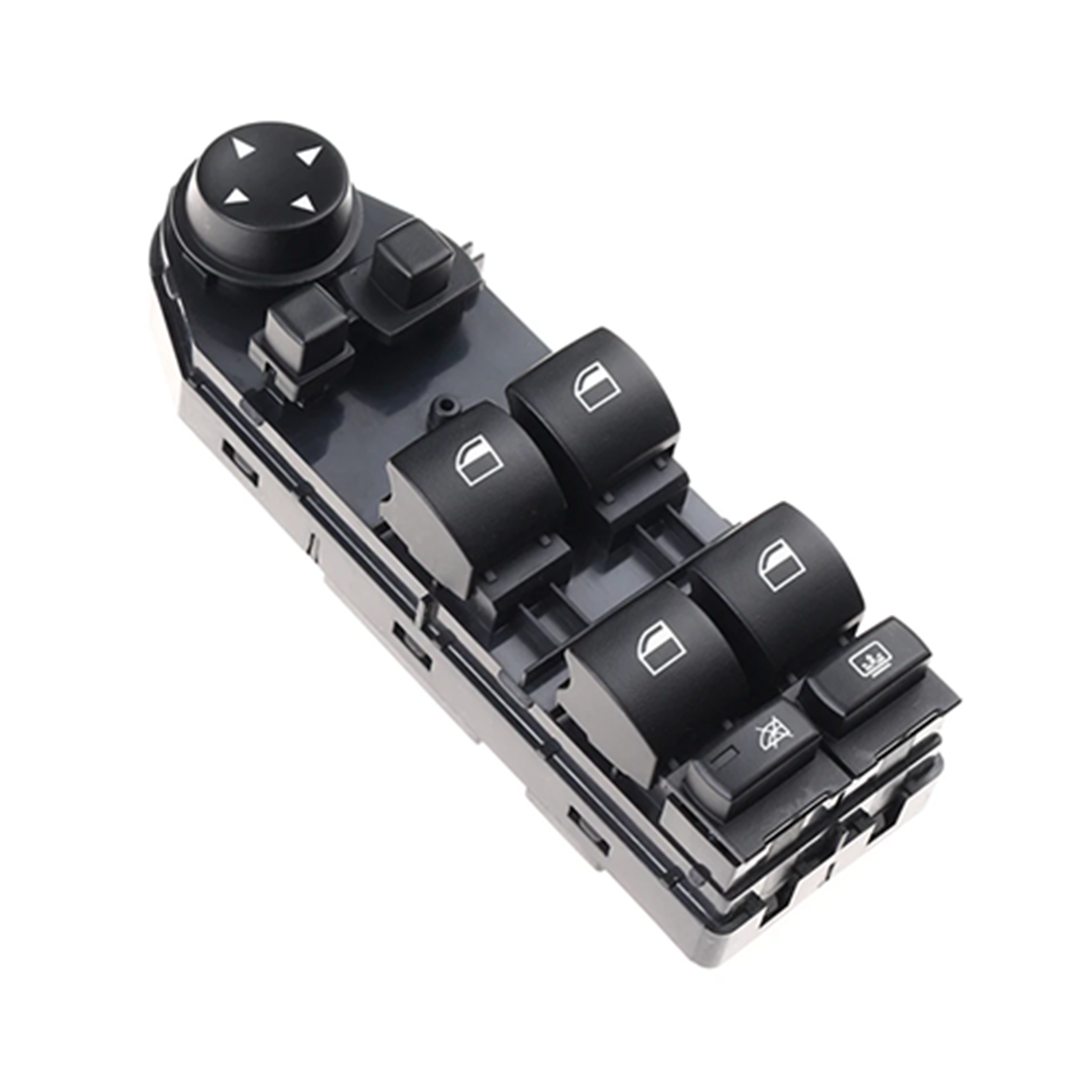 Master Window Switch for BMW 5 Series E60 (2007-2009) in Black color Model A1 Arrow Pad