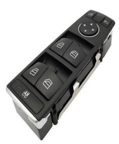 Master Window Switch for MERCEDES-BENZ A-CLASS W176 (2013-2018) in Black color
