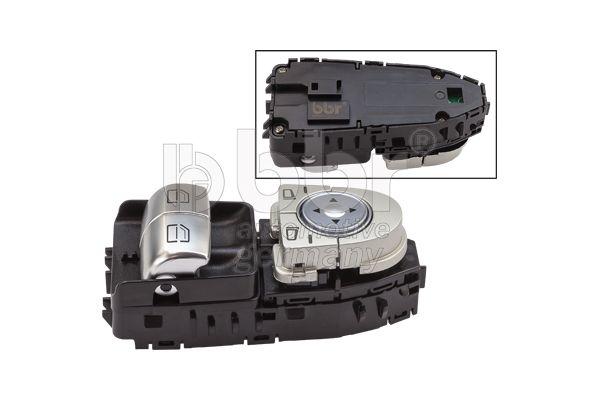 Master Window Switch for MERCEDES-BENZ C-CLASS Coupe C205 (2018-2023) in Black color Orange Light
