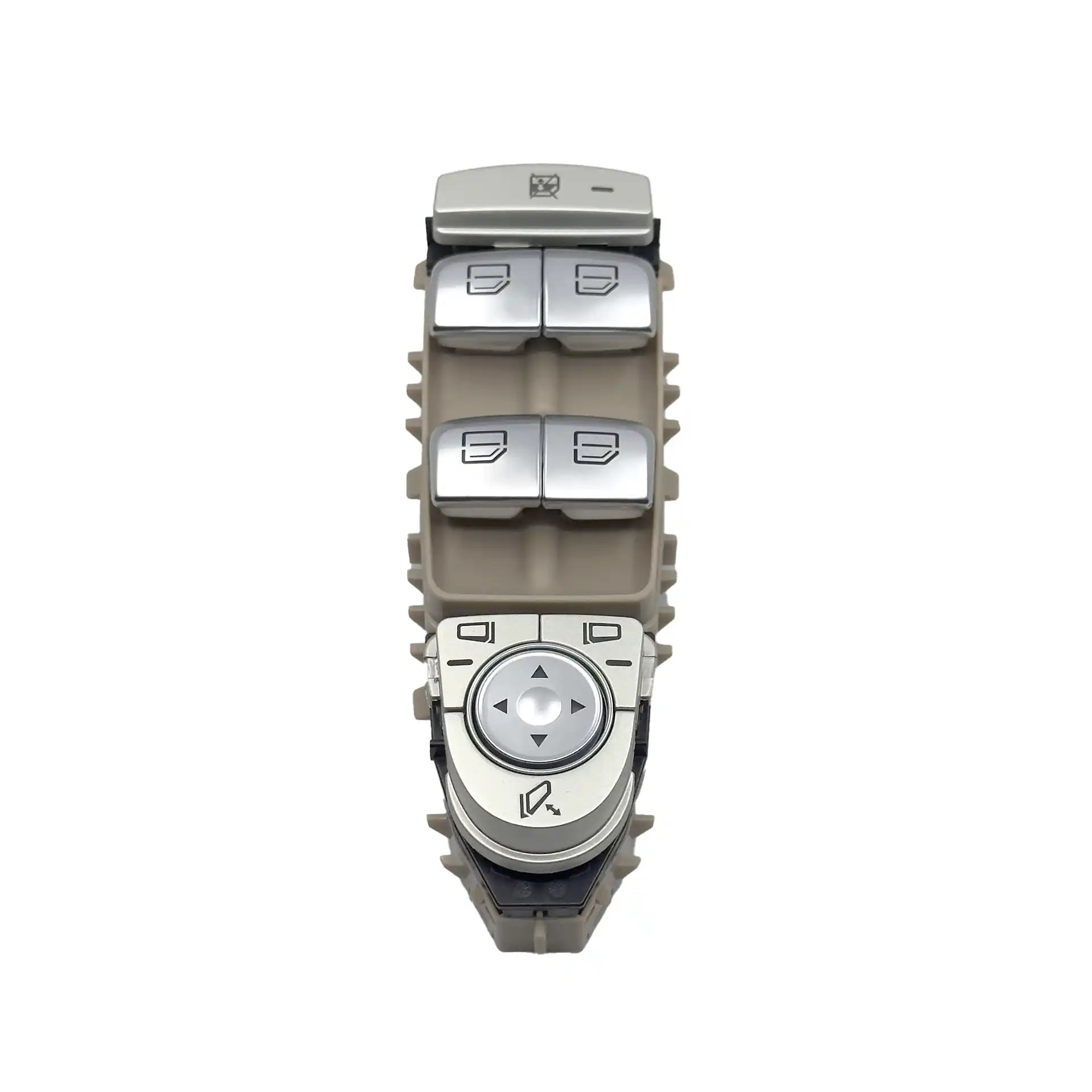 Master Window Switch for MERCEDES-BENZ C-CLASS W205 (2014-2023) in Beige color Chrome