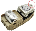 Master Window Switch for MERCEDES-BENZ C-CLASS W205 (2014-2023) in Beige color Orange Light
