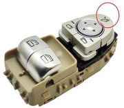 Master Window Switch for MERCEDES-BENZ C-CLASS W205 (2014-2023) in Beige color White Light
