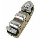Master Window Switch for MERCEDES-BENZ C-CLASS W205 (2014-2023) in Beige color White Light With Chrome