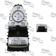 Master Window Switch for MERCEDES-BENZ C-CLASS W205 (2014-2023) in Black color Orange Light