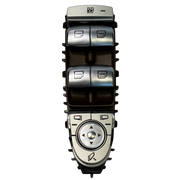Master Window Switch for MERCEDES-BENZ C-CLASS W205 (2014-2023) in Brown color White Light With Chrome