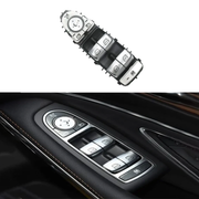 Master Window Switch for MERCEDES-BENZ CLS C257 (2019) in Black color White Light With Chrome