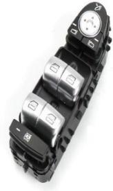 Master Window Switch for MERCEDES-BENZ E-CLASS W212 (2009-2016) in Black color 3 Pin White Light