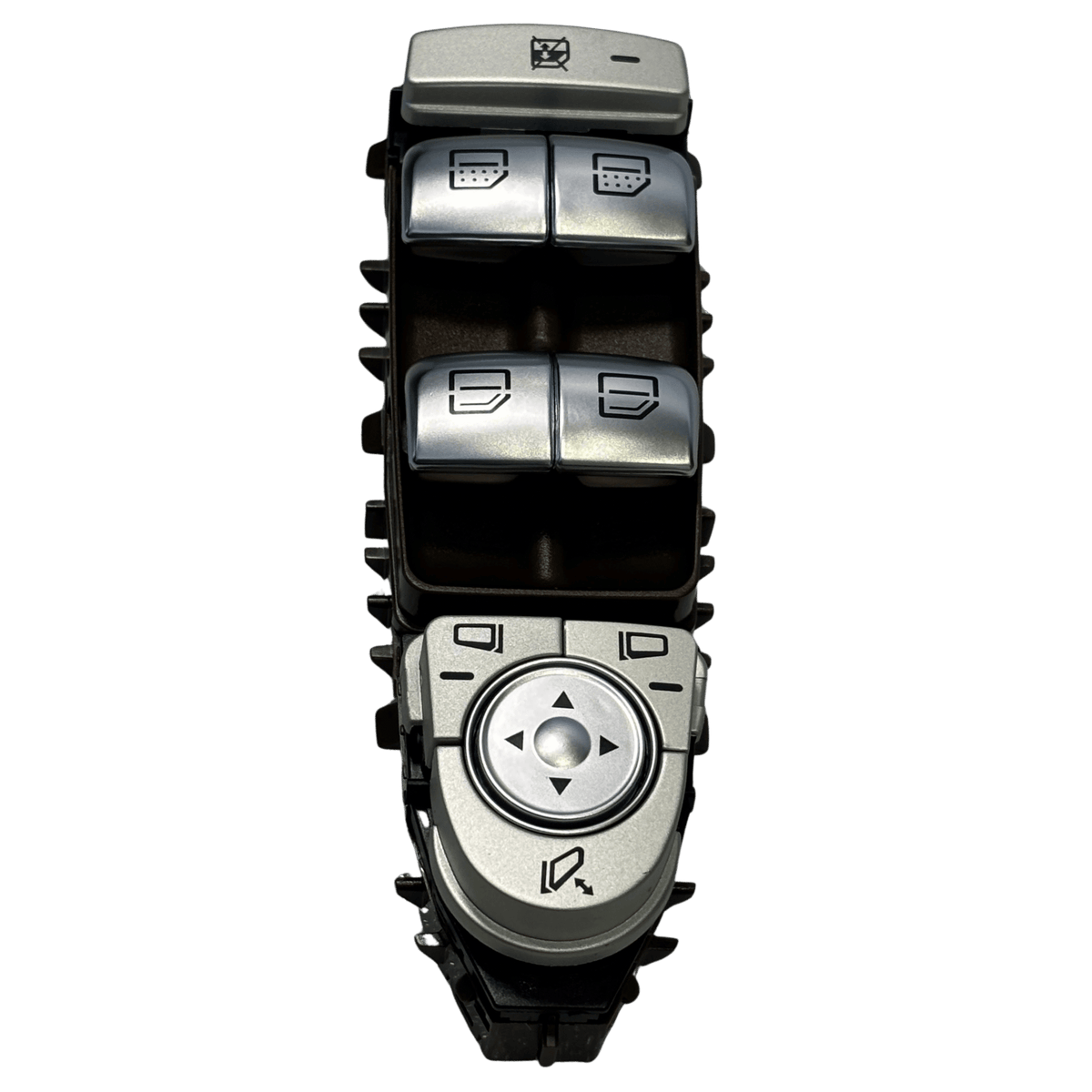 Master Window Switch for MERCEDES-BENZ E-CLASS W213 (2016-2023) in Brown color 3 Pin White Light