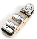 Master Window Switch for MERCEDES-BENZ S-CLASS W222 (2013-2020) in Beige color Orange Light